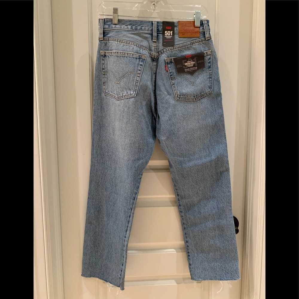 Levi’s Premium Original Cropped 501 NWT $128 - Picture 4 of 8